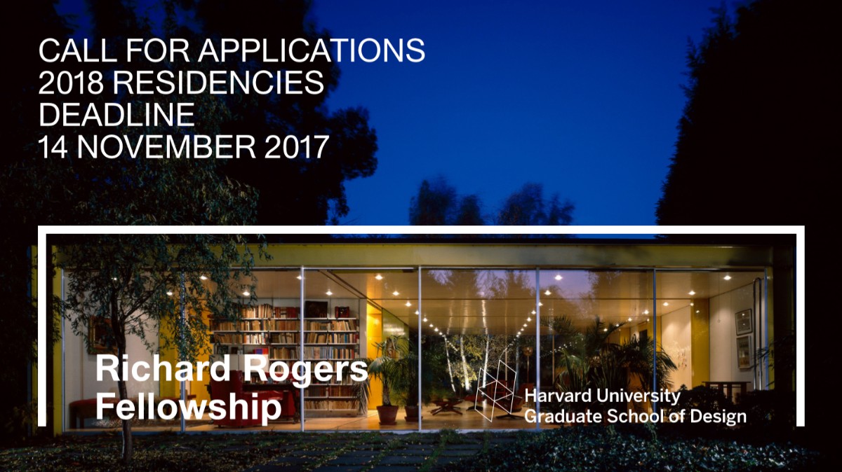 2018 RICHARD ROGERS FELLOWSHIP CALL FOR APPLICATION