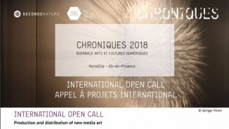  CHRONIQUES 2018 CRÉATION ET DIFFUSION OEUVRES NUMERIQUES