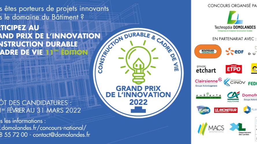  Grand Prix de l'Innovation Domolandes 2022