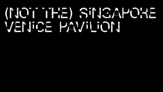 (Not The) Singapore Venice Pavilion 