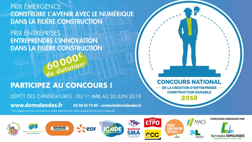 Concours National Création Entreprises Construction Durable