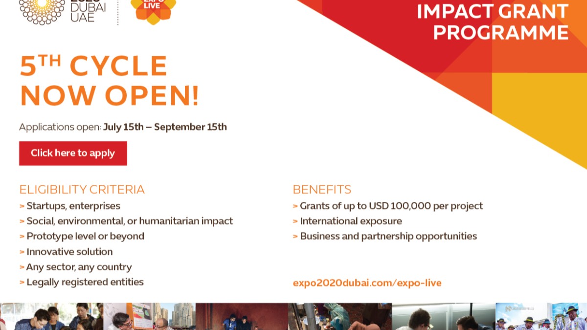 Innovation Impact Grants -- USD 100,000