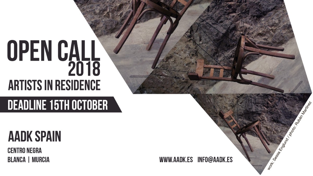Open Call 2018 - Artists-in-Residence - AADK Spain