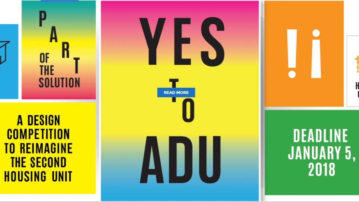 Part of the Solution : YES to ADU