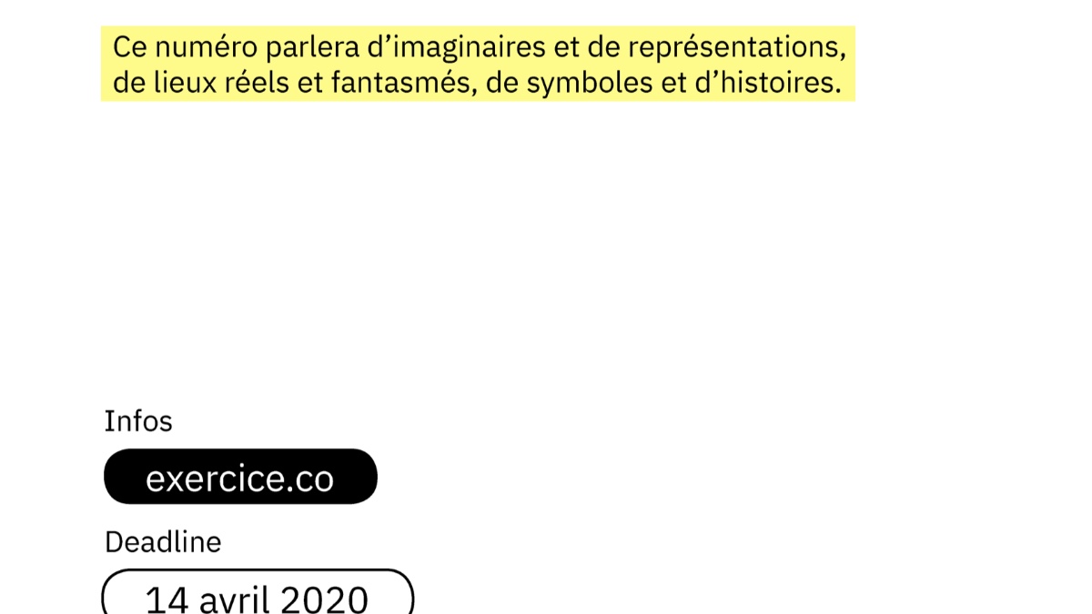 Revue d'exploration Exercice #1 thème 'IMAGES'